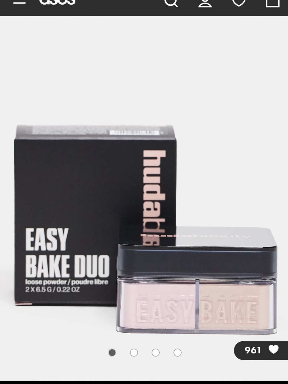 HUDA BEAUTY Easy Bake Duo Loose Powder - Cherry/ Peach 🍑 🍒